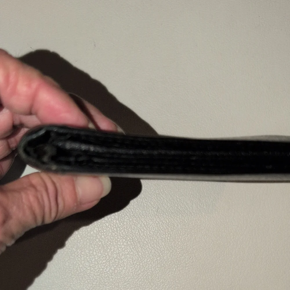 Salvatore Ferragamo Black Italain Leather Bifold Wallet With Coin Pouch